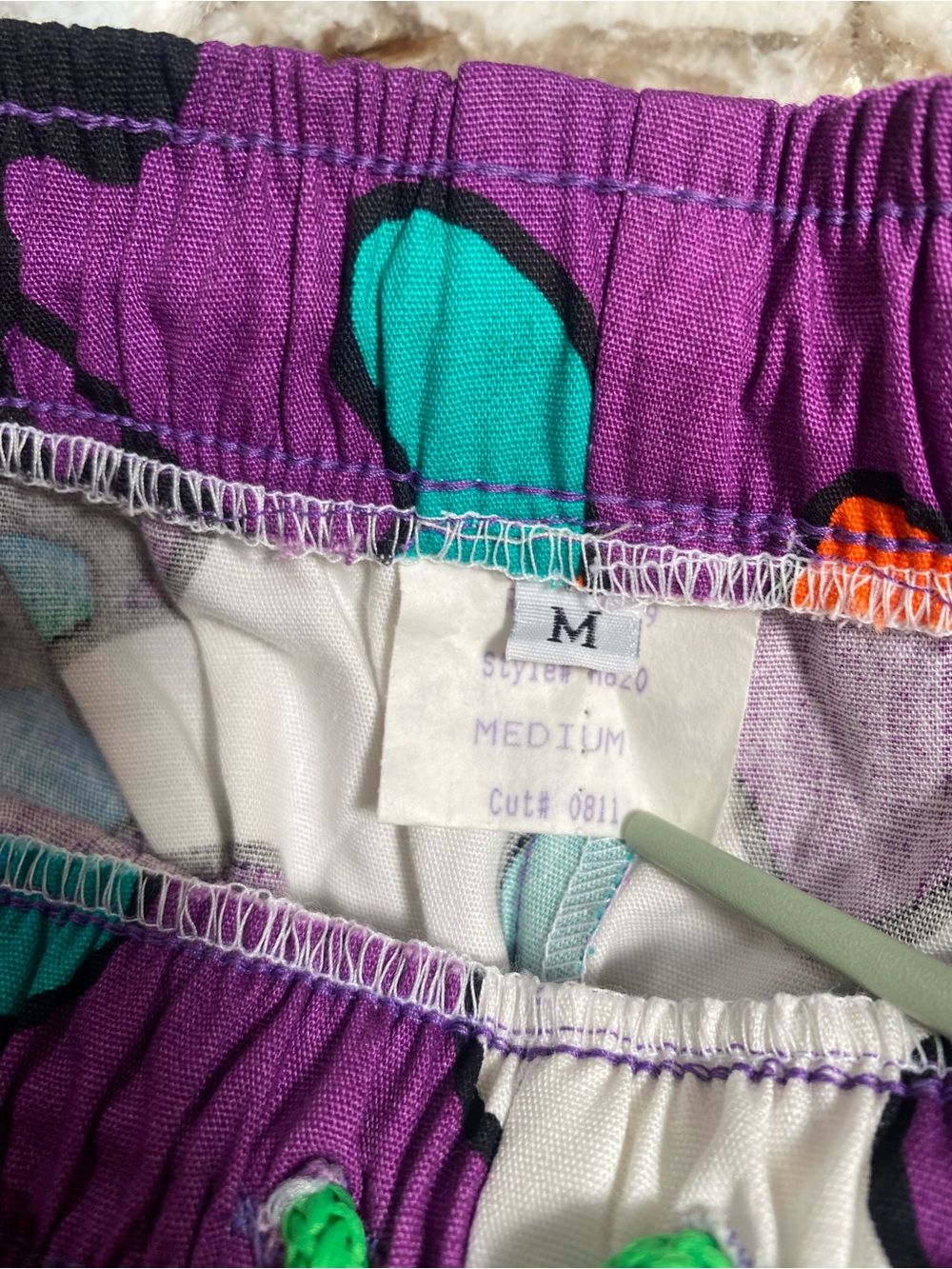 Original Jams Vintage 80s Men's Shorts Surfline Hawaii Drawstring Medium - Picture 4 of 8